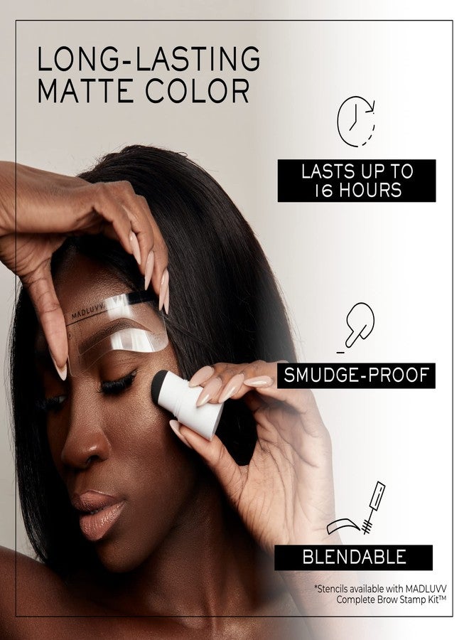 MADLUVV Brow Stamp Refill* - Color Stamp for Brows & Root Touch Up for Women & Men, Instantly Conceal Hair Loss, Grey Hair, Thinning Hair with Stain-Proof/Smudge-Proof Powder Formula (Taupe) - Image 3